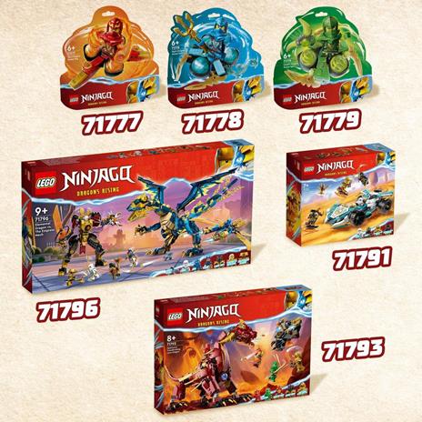 LEGO NINJAGO 71779 Spin Power Dragon di Lloyd, Trottola Giocattolo da Collezione, Piccolo Regalo Ninja per Bambini 6+ Anni - 6