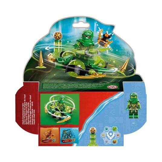 LEGO NINJAGO 71779 Spin Power Dragon di Lloyd, Trottola Giocattolo da Collezione, Piccolo Regalo Ninja per Bambini 6+ Anni - 8