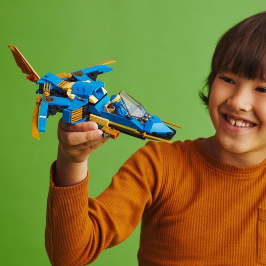 LEGO NINJAGO 71784 Jet-Fulmine di Jay - EVOLUTION, Set Aereo Giocattolo Potenziabile, Aeroplano da Costruire, Idea Regalo - 2