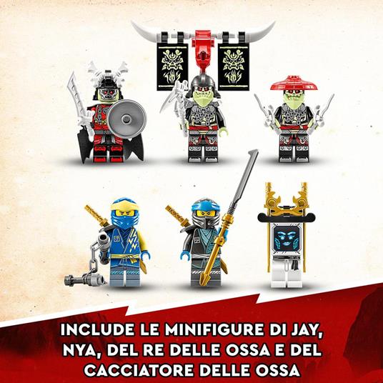 LEGO NINJAGO 71785 Mech Titano di Jay, Set 2023 con Action Figure, Gioco da Battaglia per Bambini con 5 Minifigure e Carro - 10