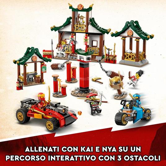 LEGO NINJAGO 71787 Set Creativo di Mattoncini Ninja, Scatola Porta Giochi per Bambini 5+ con Macchina e Moto Giocattolo - 4