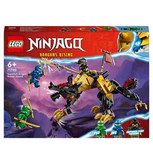 Giocattolo LEGO NINJAGO 71790 Cavaliere del Drago Cacciatore Imperium, Mostro Giocattolo con 3 Minifigure, Giochi per Bambini 6+ Anni LEGO