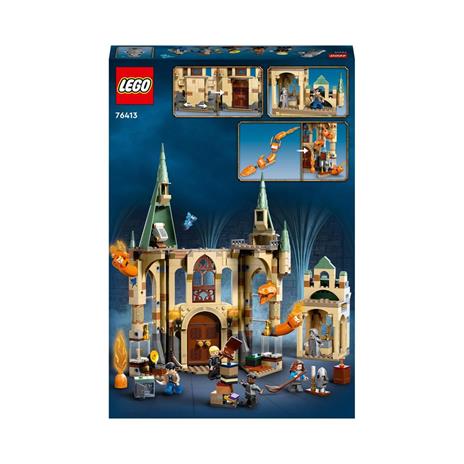 LEGO Harry Potter 76413 Hogwarts: la Stanza delle Necessità, Castello Giocattolo Figura di Serpente di Fuoco Trasformabile - 8