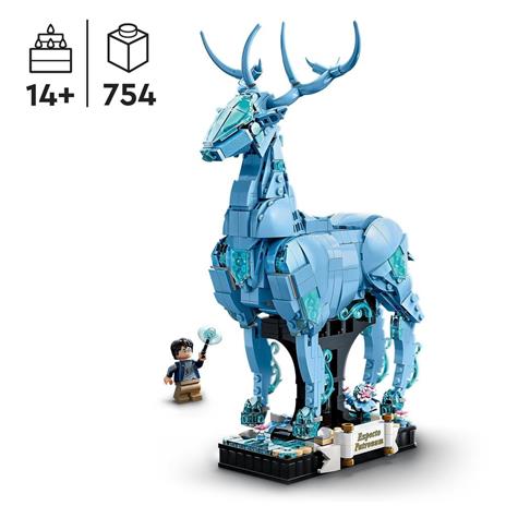 LEGO Harry Potter 76414 Expecto Patronum Set 2 in 1 con Figure Animali, Cervo e Lupo, Regali per Adolescenti, Donne e Uomini - 3