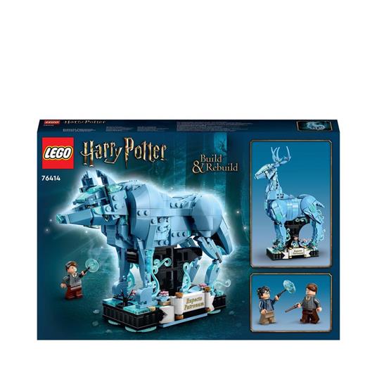 LEGO Harry Potter 76414 Expecto Patronum Set 2 in 1 con Figure Animali, Cervo e Lupo, Regali per Adolescenti, Donne e Uomini - 8
