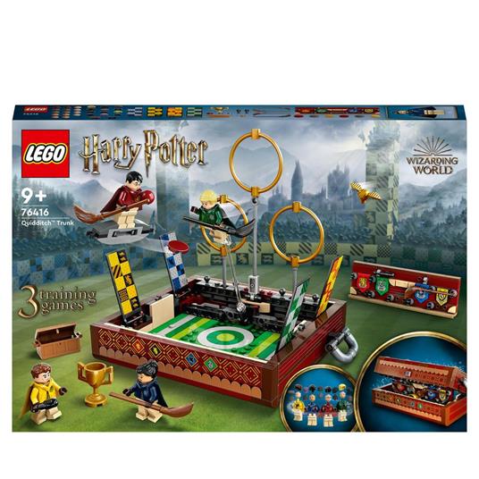 LEGO Harry Potter 76416 Baule del Quidditch, Gioca a 3 Diverse Sfide Fino a Due Giocatori, con Minifigure di Draco Malfoy - LEGO - Harry Potter - TV & Movies - Giocattoli | IBS