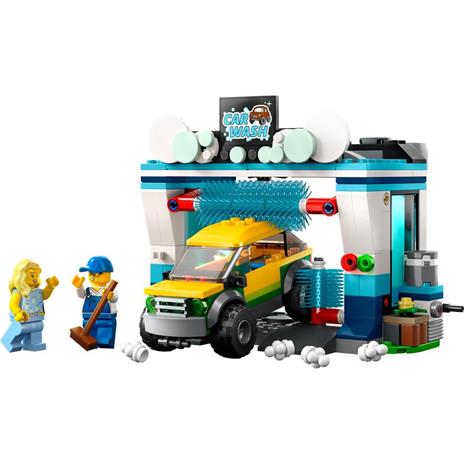 LEGO City 60362 Autolavaggio, Gioco per Bambini 6+ Anni con Spazzole Rotanti, Macchina Giocattolo e 2 Minifigure, Idea Regalo - 7
