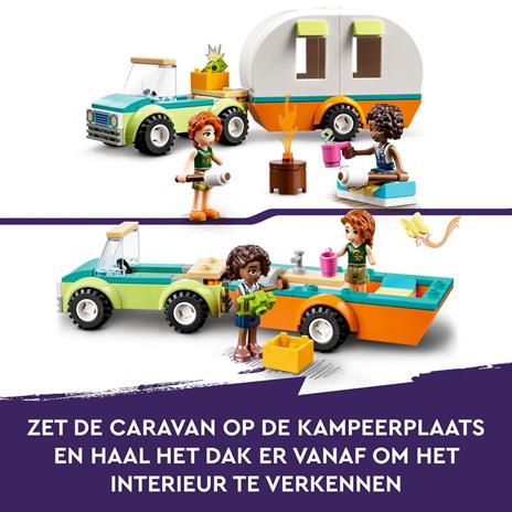 LEGO Friends 41726 Vacanza in Campeggio, Camper Giocattolo e Macchina, Giochi per Bambina e Bambino 4+ Anni, Idea Regalo - 6