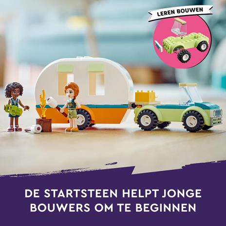 LEGO Friends 41726 Vacanza in Campeggio, Camper Giocattolo e Macchina, Giochi per Bambina e Bambino 4+ Anni, Idea Regalo - 8