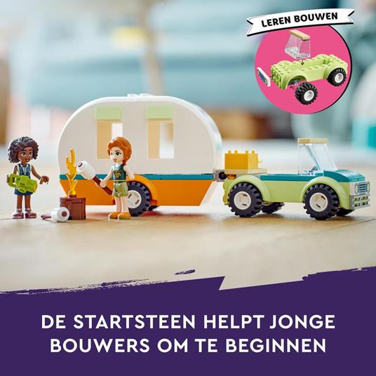LEGO Friends 41726 Vacanza in Campeggio, Camper Giocattolo e Macchina, Giochi per Bambina e Bambino 4+ Anni, Idea Regalo - 8