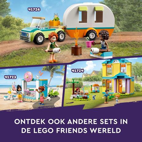 LEGO Friends 41726 Vacanza in Campeggio, Camper Giocattolo e Macchina, Giochi per Bambina e Bambino 4+ Anni, Idea Regalo - 10