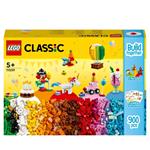 LEGO Classic 11029 Party Box Creativa, Giochi per Bambini 5+ da Condividere in Famiglia con 12 Mini-Costruzioni in Mattoncini