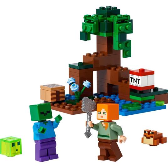 LEGO Minecraft 21240 Avventura nella Palude, Modellino da Costruire con Personaggi di Alex e Zombie, Giochi per Bambini - 7