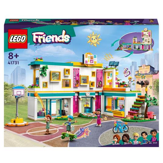 LEGO Friends 41731 La Scuola Internazionale di Heartlake City, Giochi per  Bambine e Bambini con 5 Mini Bamboline, Idea Regalo