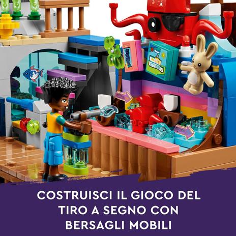 LEGO Friends 41737 Parco dei Divertimenti Marino, Luna Park con Elementi Technic, Giostra con Animali, Giochi per Bambini 12+ - 5