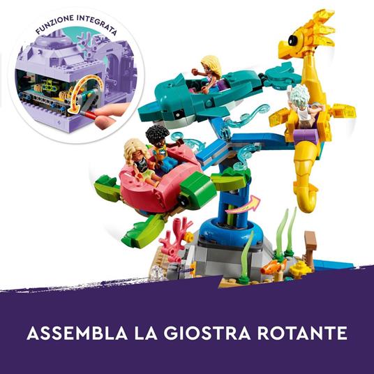 LEGO Friends 41737 Parco dei Divertimenti Marino, Luna Park con Elementi Technic, Giostra con Animali, Giochi per Bambini 12+ - 6