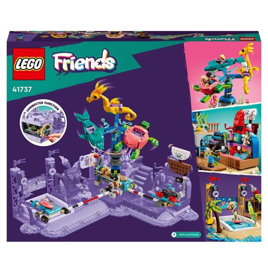 LEGO Friends 41737 Parco dei Divertimenti Marino, Luna Park con Elementi Technic, Giostra con Animali, Giochi per Bambini 12+ - 8
