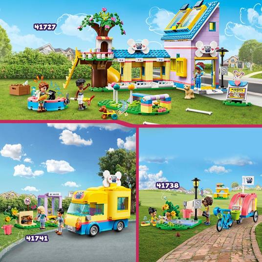 LEGO Friends 41738 Bici di Soccorso dei Cani, Giochi per Bambini con Animale Giocattolo e 2 Mini Bamboline, Idee Regalo - 6