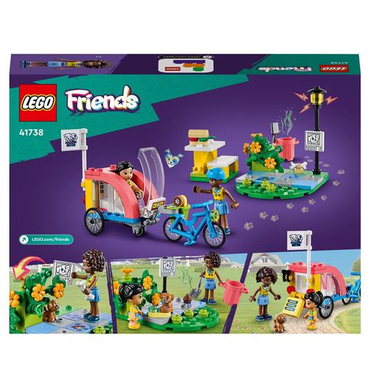 LEGO Friends 41738 Bici di Soccorso dei Cani, Giochi per Bambini con Animale Giocattolo e 2 Mini Bamboline, Idee Regalo - 8