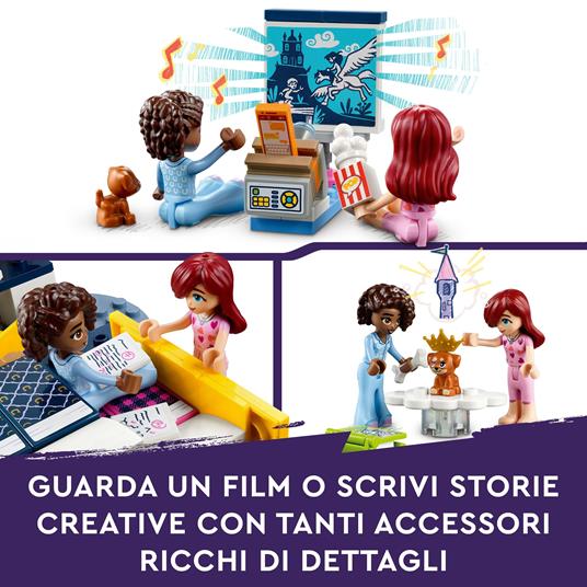 LEGO Friends 41740 La Cameretta di Aliya, Set Camera da Letto per Pigiama Party, Giochi per Bambini 6+, Piccola Idea Regalo - 4