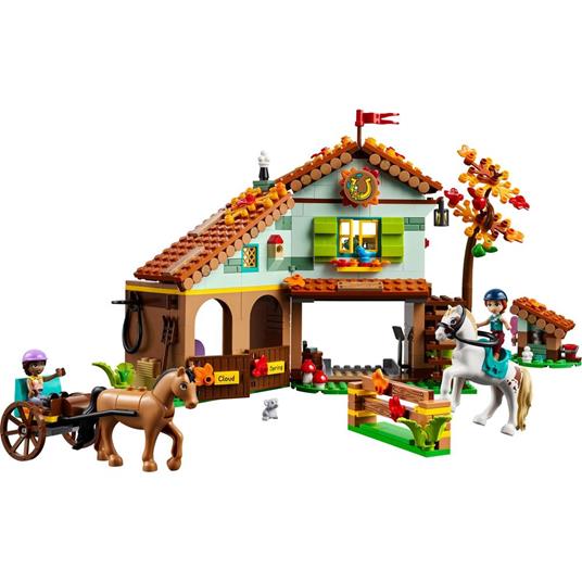 LEGO Friends 41745 La Scuderia di Autumn 2 Cavalli Giocattolo Carrozza e Accessori Fattoria con Animali Regalo per Bambini - 7