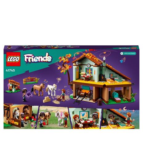 LEGO Friends 41745 La Scuderia di Autumn 2 Cavalli Giocattolo Carrozza e Accessori Fattoria con Animali Regalo per Bambini - 8