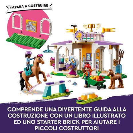 LEGO Friends 41746 Addestramento Equestre Scuderia Cavalli Giocattolo e Mini Bamboline Cura degli Animali Regalo per Bambini - 5