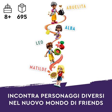 LEGO Friends 41747 Cucina Comunitaria di Heartlake City con Accessori Giocattolo, Compatibile con Centro Comunitario (41748) - 3