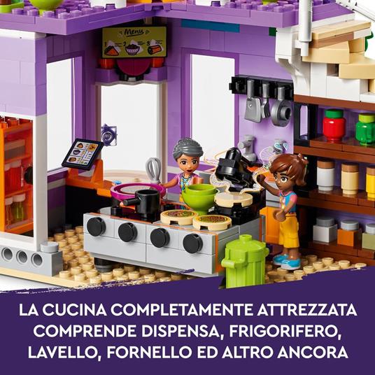 LEGO Friends 41747 Cucina Comunitaria di Heartlake City con Accessori Giocattolo, Compatibile con Centro Comunitario (41748) - 4