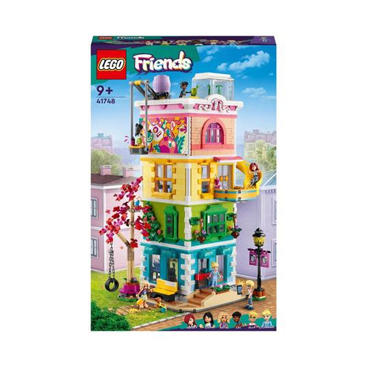 LEGO Friends 41748 Centro Comunitario di Heartlake City, Modular Building con Studio d'Arte e di Registrazione, Sala Giochi