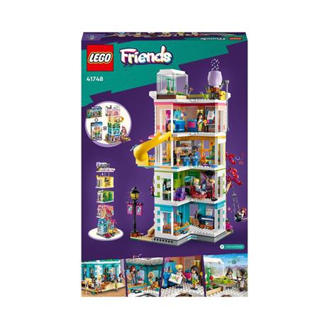 LEGO Friends 41748 Centro Comunitario di Heartlake City, Modular Building con Studio d'Arte e di Registrazione, Sala Giochi - 9