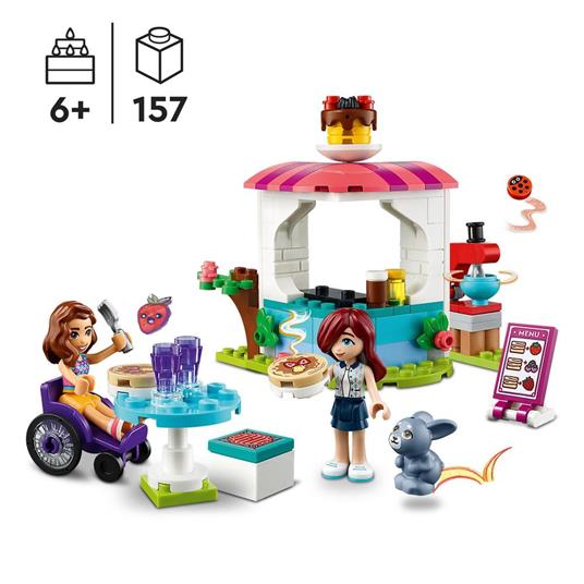 LEGO Friends 41753 Negozio di Pancake, Giochi Creativi per Bambini e Bambine 6+ Anni con Mini Bamboline e Coniglio Giocattolo - 3