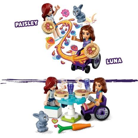 LEGO Friends 41753 Negozio di Pancake, Giochi Creativi per Bambini e Bambine 6+ Anni con Mini Bamboline e Coniglio Giocattolo - 4