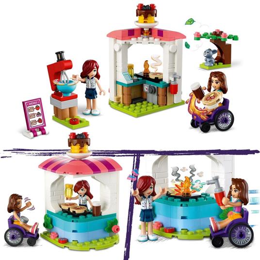 LEGO Friends 41753 Negozio di Pancake, Giochi Creativi per Bambini e Bambine 6+ Anni con Mini Bamboline e Coniglio Giocattolo - 5