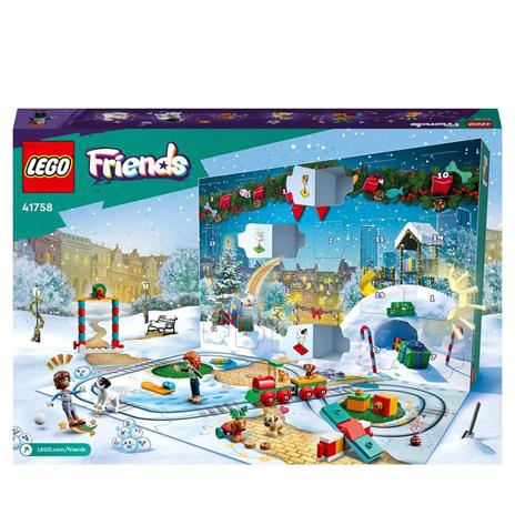 LEGO Friends 41758 Calendario dell'Avvento 2023, 24 Regali a Sorpresa con Tappetino da Gioco, Regalo di Natale per Bambini - 8