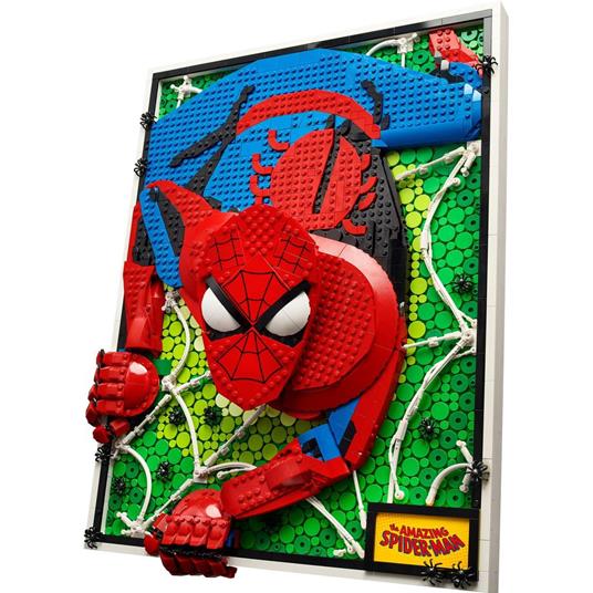 LEGO ART 31209 The Amazing Spider-Man Canvas 3D Costruibile Regalo per Adolescenti e Adulti Fan dei Fumetti e dei Supereroi - 8