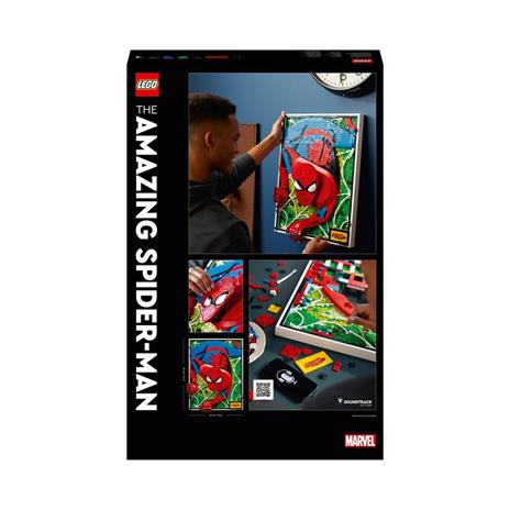 LEGO ART 31209 The Amazing Spider-Man Canvas 3D Costruibile Regalo per Adolescenti e Adulti Fan dei Fumetti e dei Supereroi - 9