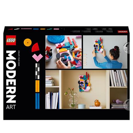 LEGO ART 31210 Arte Moderna Canvas Astratto da Costruire Hobby Creativi Adulti e Adolescenti Idea Regalo per Donne e Uomini - 8