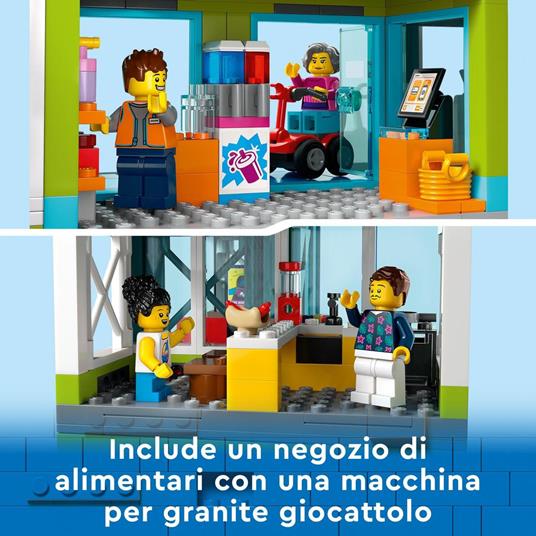 LEGO City 60365 Condomini Modular Building Set con Stanze Combinabili e 6 Minifigure Regalo Compleanno per Bambini 6+ Anni - 5