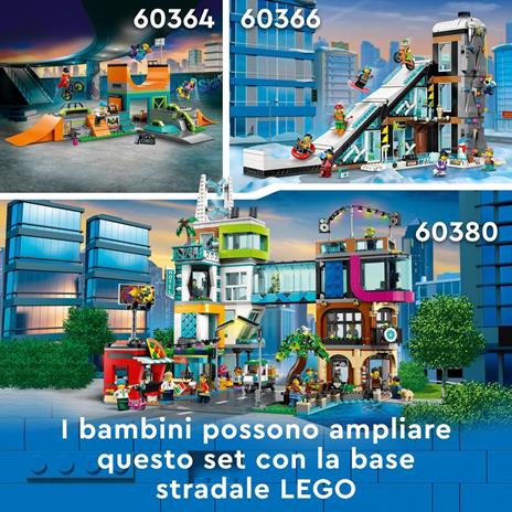 LEGO City 60365 Condomini Modular Building Set con Stanze Combinabili e 6 Minifigure Regalo Compleanno per Bambini 6+ Anni - 6
