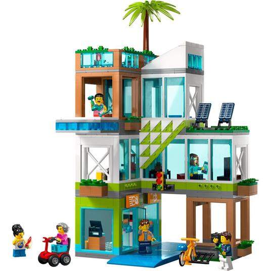 LEGO City 60365 Condomini Modular Building Set con Stanze Combinabili e 6 Minifigure Regalo Compleanno per Bambini 6+ Anni - 8