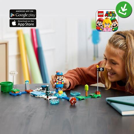 LEGO Super Mario 71415 Pack di Espansione Costume di Mario Ghiaccio e Mondo Ghiacciato, Modellino da Costruire con Tuta - 2