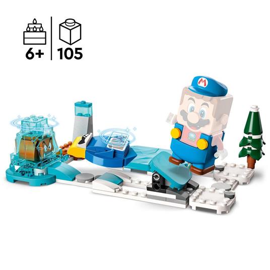 LEGO Super Mario 71415 Pack di Espansione Costume di Mario Ghiaccio e Mondo Ghiacciato, Modellino da Costruire con Tuta - 3