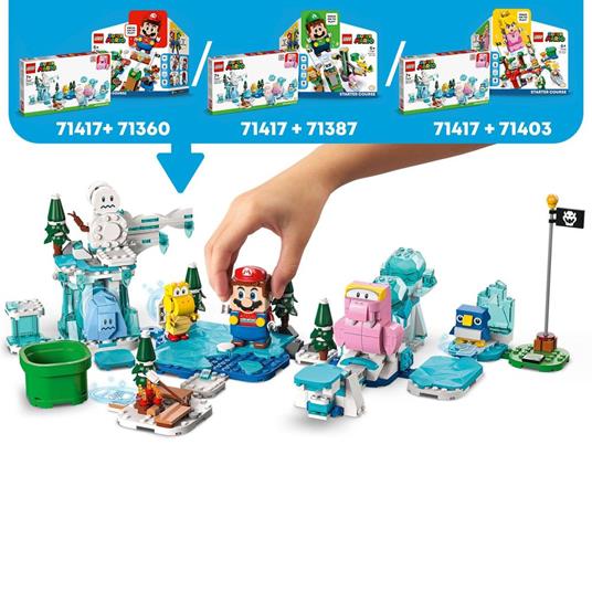 LEGO Super Mario 71417 Pack di Espansione Avventura sulla Neve di Tricherino, Giochi per Bambini, Necessita di Starter Pack - 4