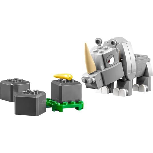 LEGO Super Mario 71420 Pack di Espansione Rambi il Rinoceronte, Figura Animale Giocattolo da Abbinare a uno Starter Pack - 8