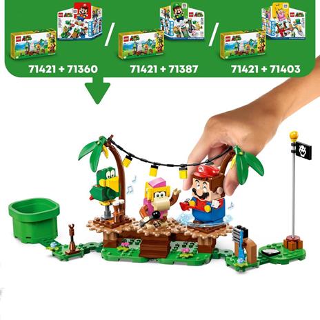 LEGO Super Mario 71421 Pack di Espansione Concerto nella Giungla di Dixie Kong con Figure di Dixie Kong e Pagal il Pappagallo - 4
