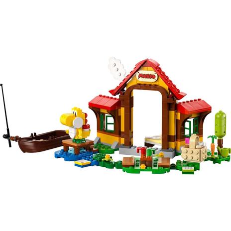 LEGO Super Mario 71422 Pack di Espansione Picnic alla Casa di Mario con Figura di Yoshi Giallo, Idea Regalo Bambini 6+ Anni - 8