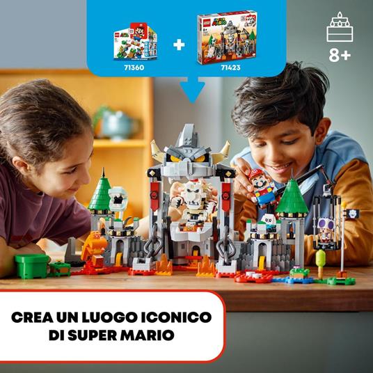 LEGO Super Mario 71423 Pack di Espansione Battaglia al Castello di Skelobowser con 5 Personaggi, Giochi per Bambini 8+ Anni - 2
