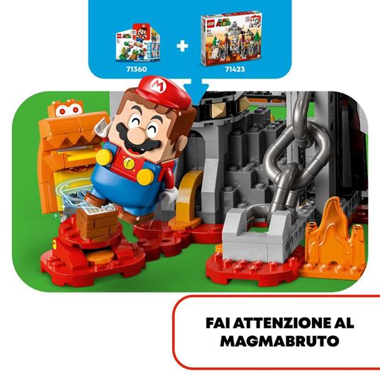 LEGO Super Mario 71423 Pack di Espansione Battaglia al Castello di Skelobowser con 5 Personaggi, Giochi per Bambini 8+ Anni - 5