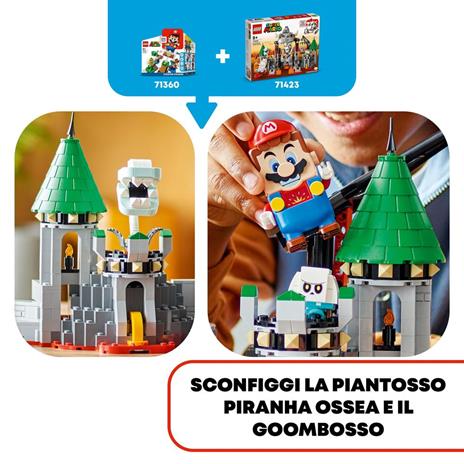 LEGO Super Mario 71423 Pack di Espansione Battaglia al Castello di Skelobowser con 5 Personaggi, Giochi per Bambini 8+ Anni - 6